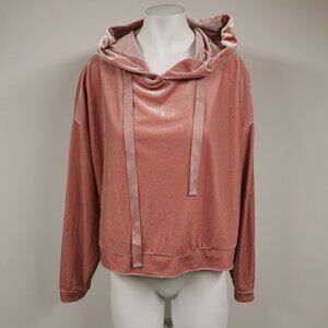 𝅺Chloe & Katie Oversized Velvet Hoodie